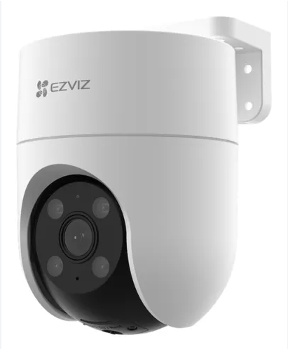 Cámara seguridad IP de exterior 360° Full HD con luz y audio